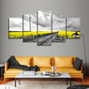 Pop Yellow Flower Field Wall Art