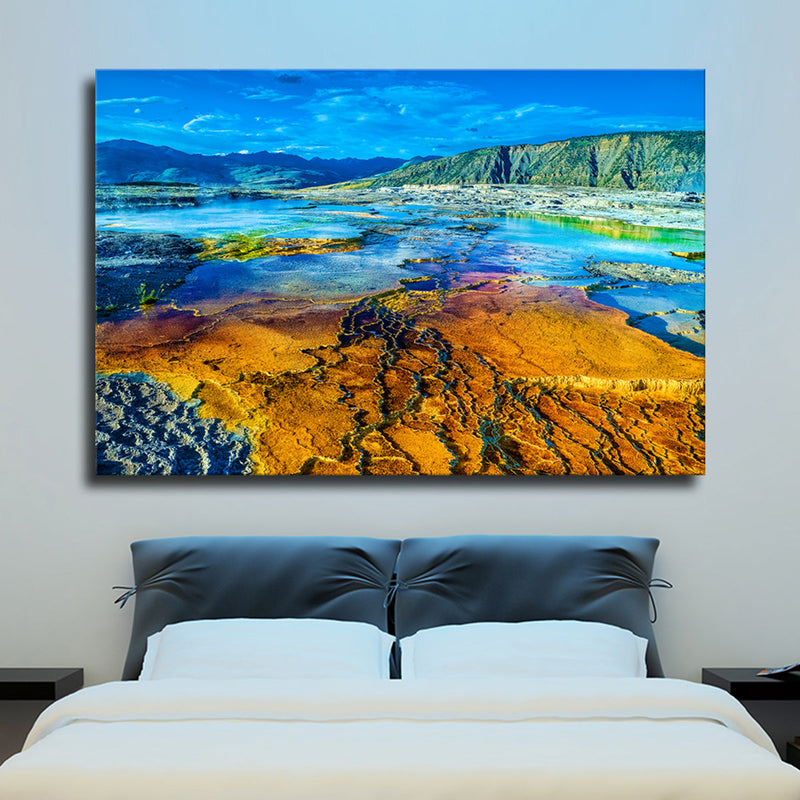Yellowstone Mammoth Hot Springs Wall Art
