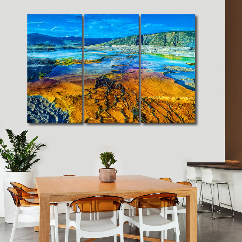 Yellowstone Mammoth Hot Springs Wall Art