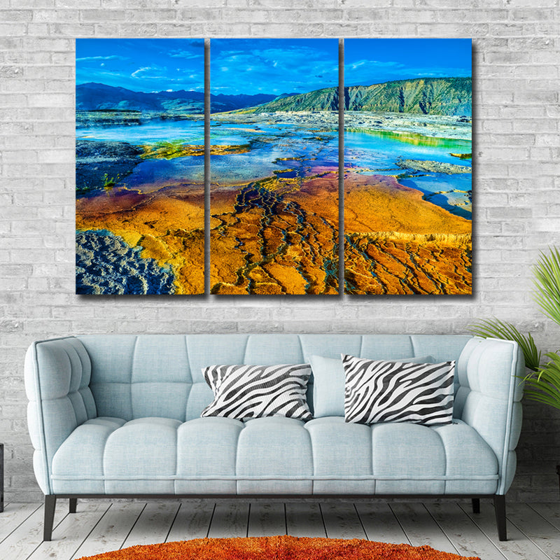 Yellowstone Mammoth Hot Springs Wall Art