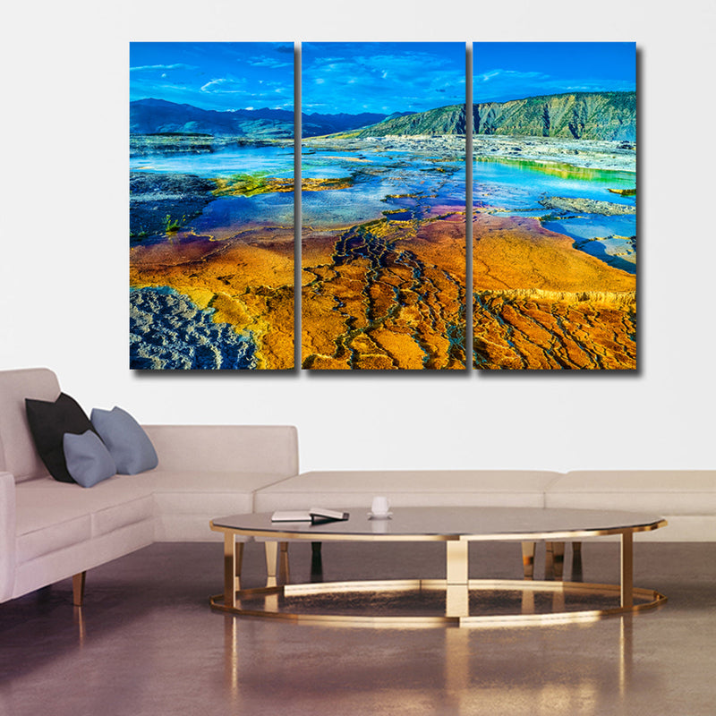 Yellowstone Mammoth Hot Springs Wall Art