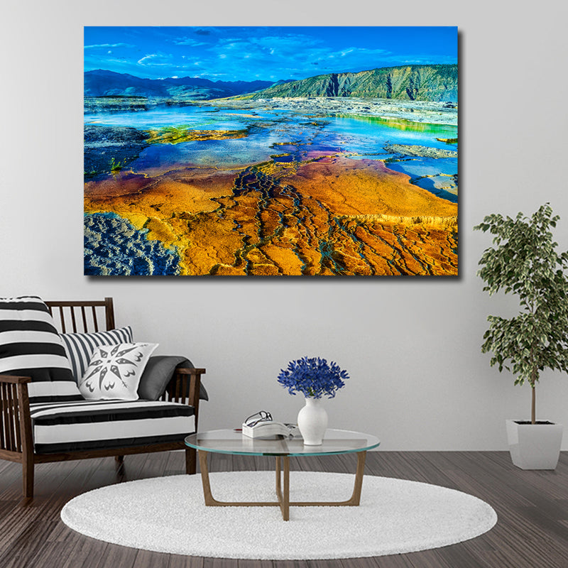Yellowstone Mammoth Hot Springs Wall Art