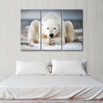 Yoga Polar Bear Wall Art