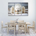 Yoga Polar Bear Wall Art
