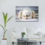 Yoga Polar Bear Wall Art