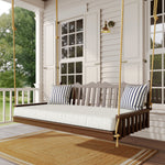Keystone Amish Co. 4 Foot York Porch Swing Bed, Cedar Stain