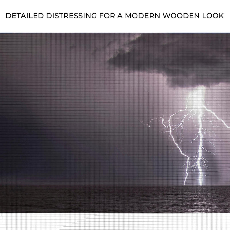 Ocean Thunder Storm Bolt Canvas Wall Art