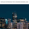 City Skyline Night View Canvas Wall Art