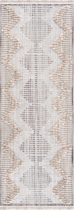 Maulawin Cream High-Low Area Rug