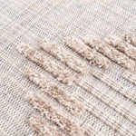 Maulawin Cream High-Low Area Rug