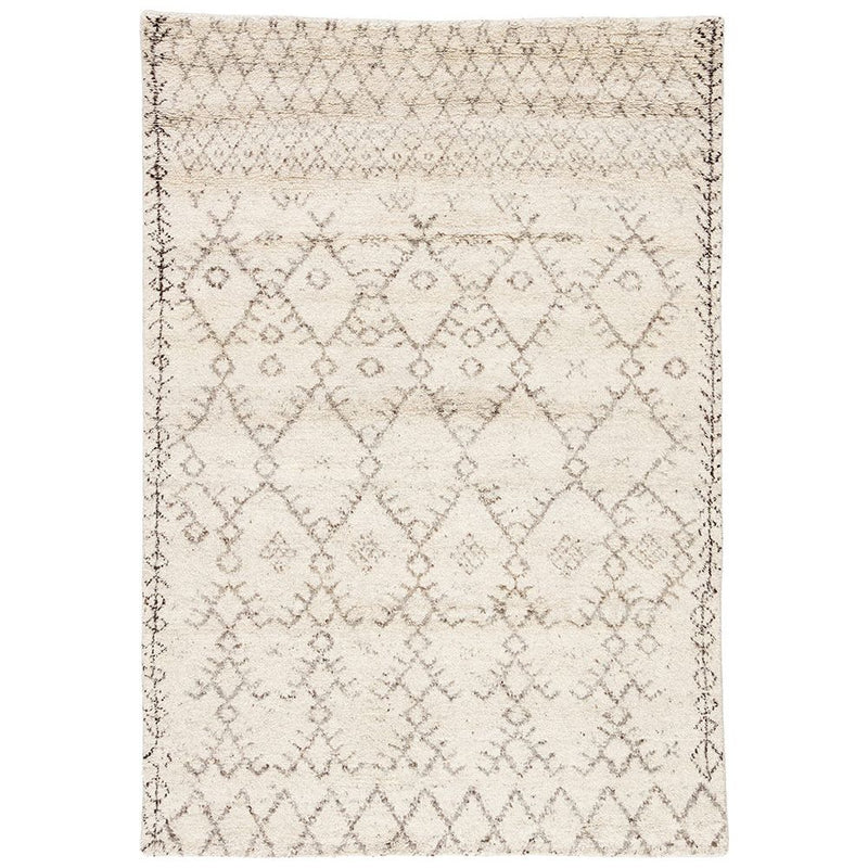 Zuri Turtledove/Walnut Hand-Knotted Rug