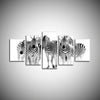 Zebras On The Move Wall Art