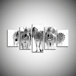 Zebras On The Move Wall Art