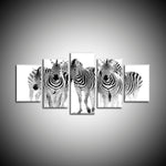 Zebras On The Move Wall Art