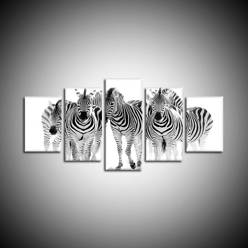 Zebras On The Move Wall Art