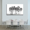 Zebras On The Move Wall Art