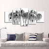 Zebras On The Move Wall Art