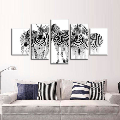 Zebras On The Move Wall Art