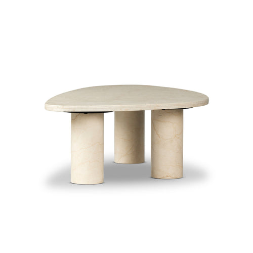 Zion Cream Marble Coffee Table | ready to ship!