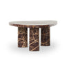 Zion Merlot Marble Coffee Table