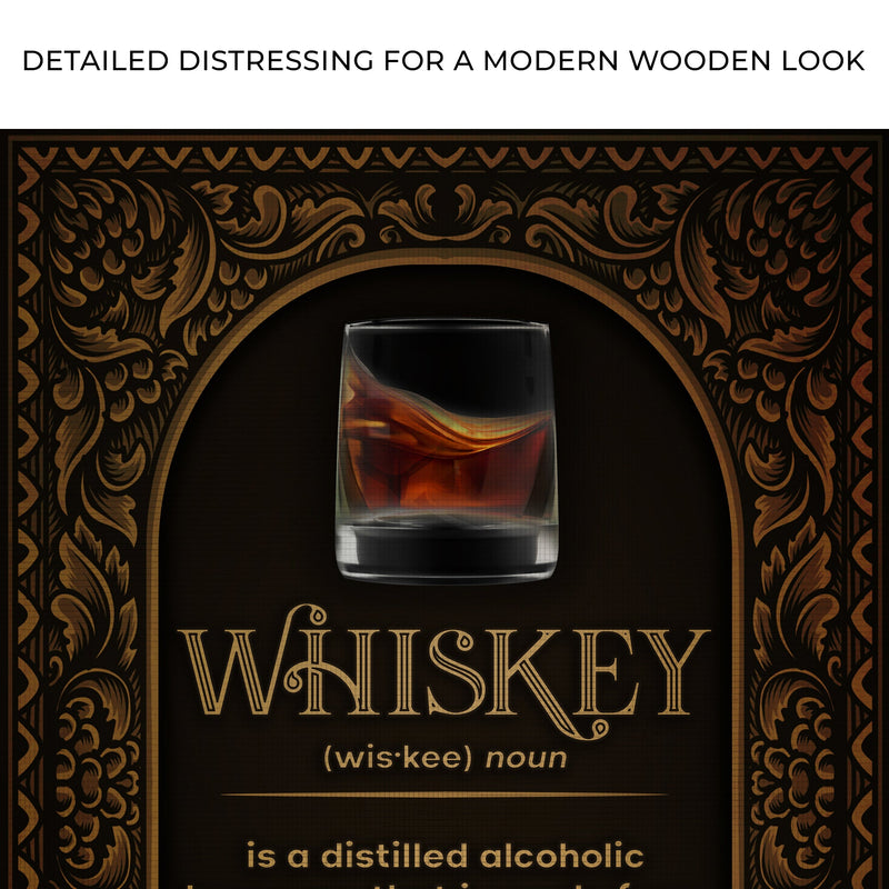 Whiskey Definition Sign