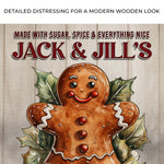 Made With Magic & Love Gingerbread Bakery Sign