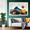 Sunset Over Mountains Wall Art