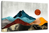 Sunset Over Mountains Wall Art