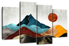 Sunset Over Mountains Wall Art