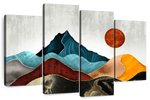 Sunset Over Mountains Wall Art