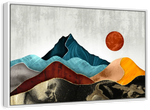 Sunset Over Mountains Wall Art