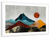 Sunset Over Mountains Wall Art