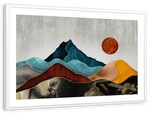 Sunset Over Mountains Wall Art