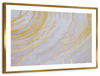 White And Gold Abstract Wall Art