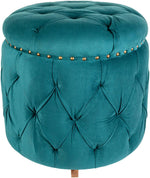 Patriki Teal Ottoman