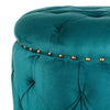 Patriki Teal Ottoman