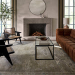 Antalya Beige / Sage Hand-Knotted Rug