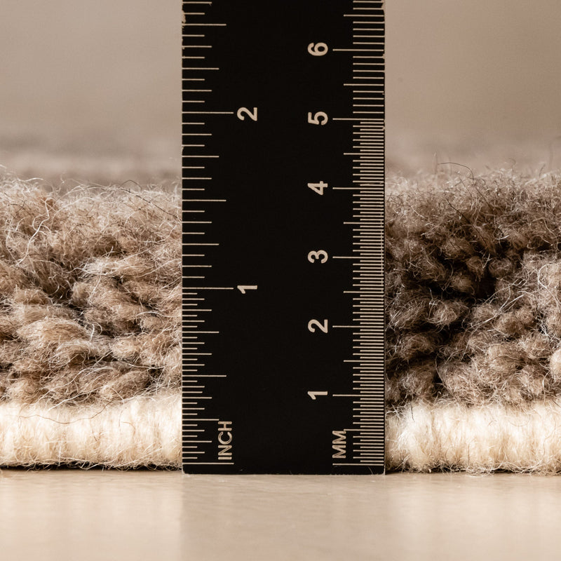 Leading Lines II - Luxury Shag Moroccan Rug
