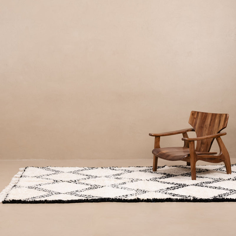 Adham - vintage beni ourain rug
