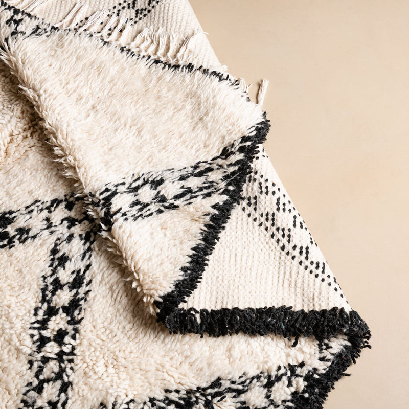 Adham - vintage beni ourain rug