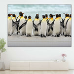Waddle Of Penguins Wall Art