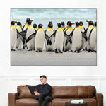 Waddle Of Penguins Wall Art