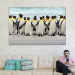 Waddle Of Penguins Wall Art