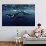 Humpback Whales Wall Art
