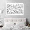 White Roses Wall Art