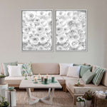 White Roses Wall Art