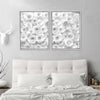 White Roses Wall Art