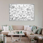 White Roses Wall Art