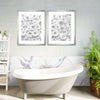 White Roses Wall Art