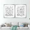 White Roses Wall Art